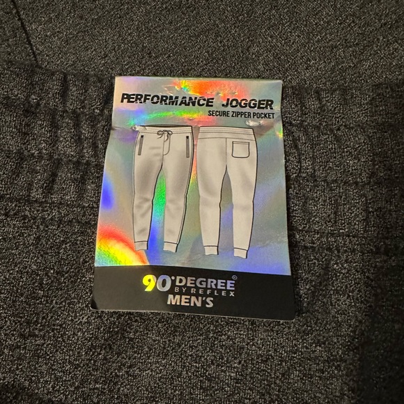 90 DEGREE BY REFLEX MEN'S PERFORMANCE JOGGER SIZE LARGE COLOR: HTR.CHARCOAL - Picture 6 of 10